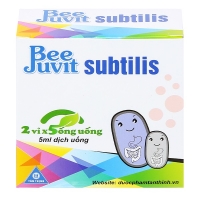 Dịch uống Beejuvit Subtilis bổ sung vi sinh đường ruột hộp 10 ống x 5ml