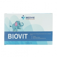 Cốm Biovit bổ sung vitamin, khoáng chất, men vi sinh hộp 30 gói x 3g