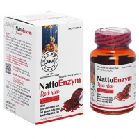 NattoEnzym Red Rice hỗ trợ giảm cholesterol, ngừa đột quỵ hộp 60 viên