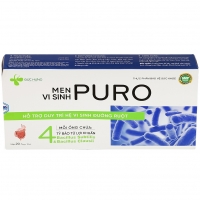 Men vi sinh Puro hỗ trợ duy trì hệ vi sinh đường ruột hộp 20 ống x 10ml