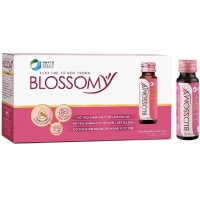 Nước uống Rohto Blossomy làm đẹp da, hỗ trợ trị viêm dạ dày hộp 10 chai x 50ml